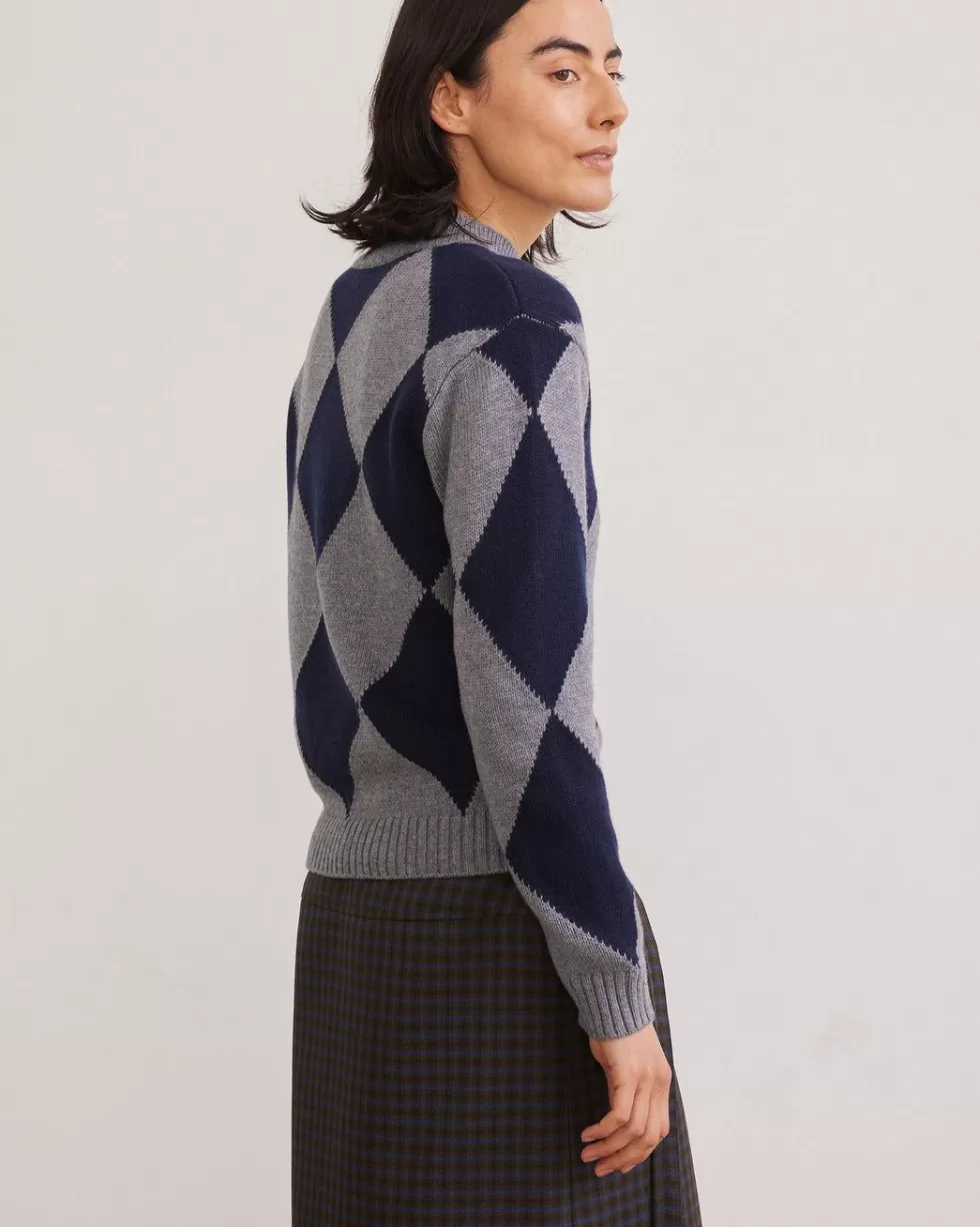 Flash Sale Rue Blanche Chelsea Losange 23A Grey Mel