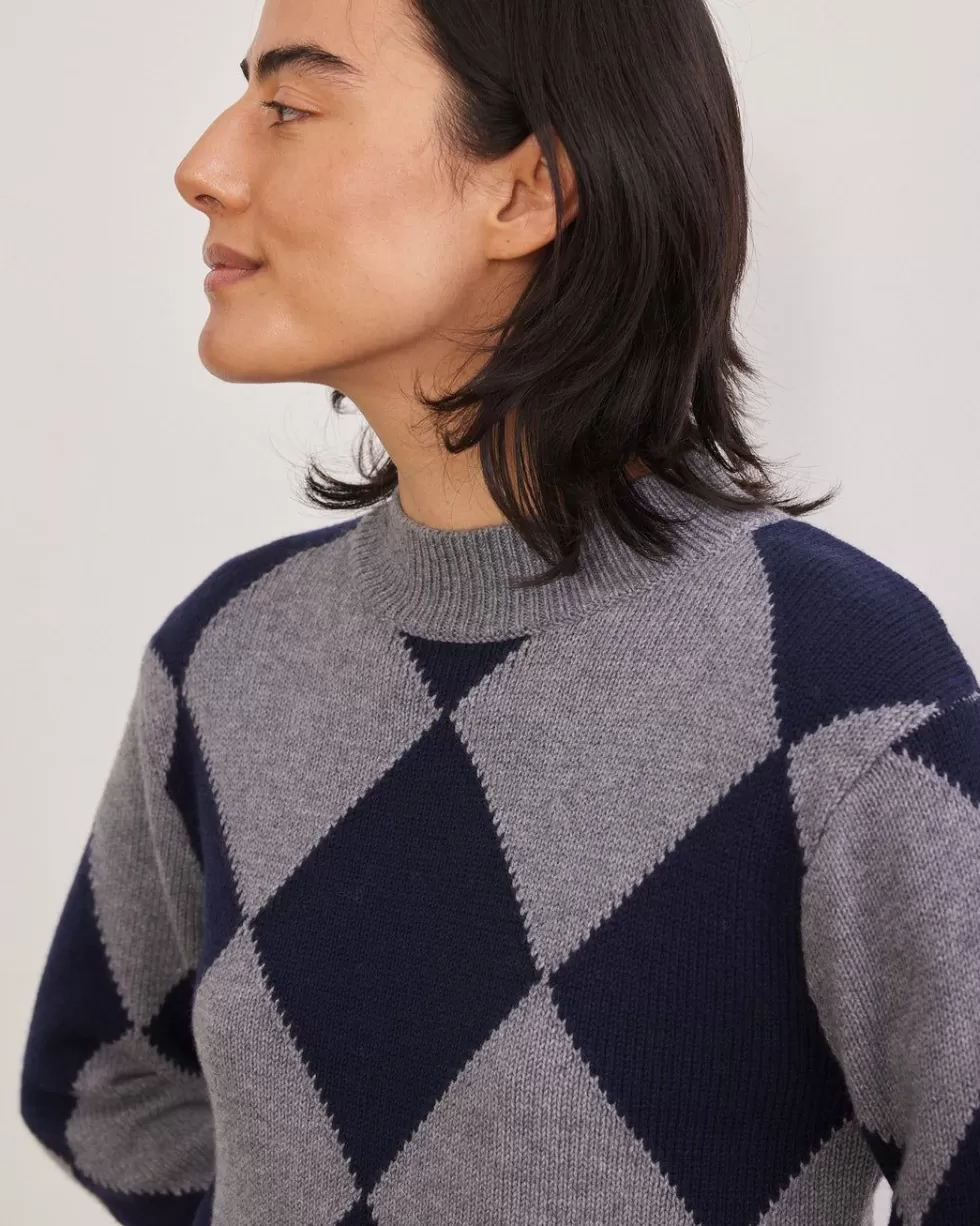 Flash Sale Rue Blanche Chelsea Losange 23A Grey Mel