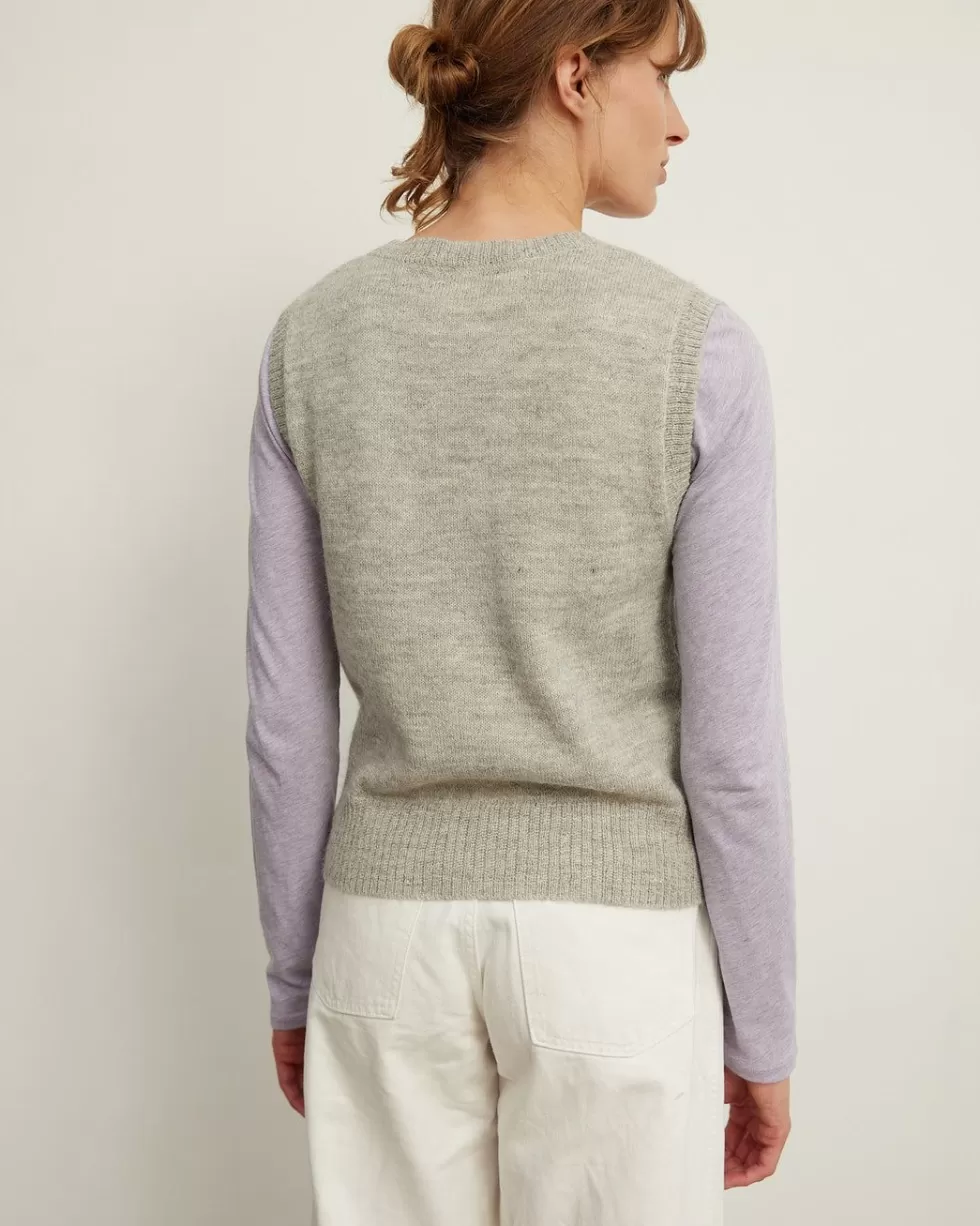 Sale Rue Blanche Luxalpa Gilet 22A Grey