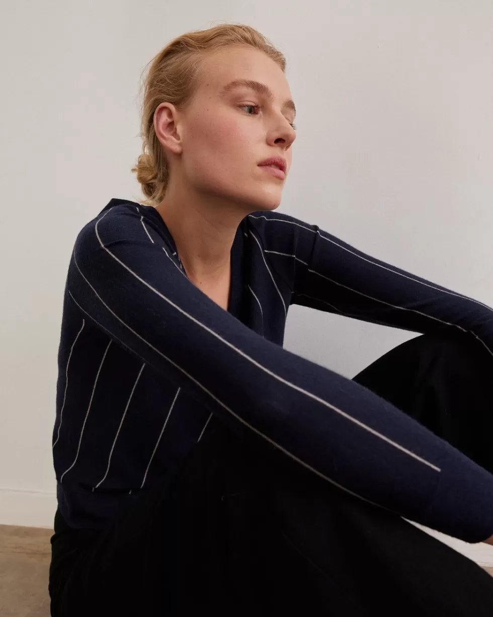 Cheap Rue Blanche Meri48 Cardi V 23A Navy