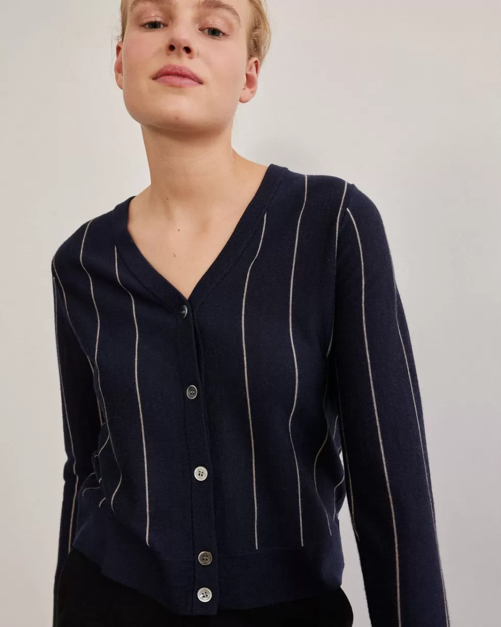 Cheap Rue Blanche Meri48 Cardi V 23A Navy
